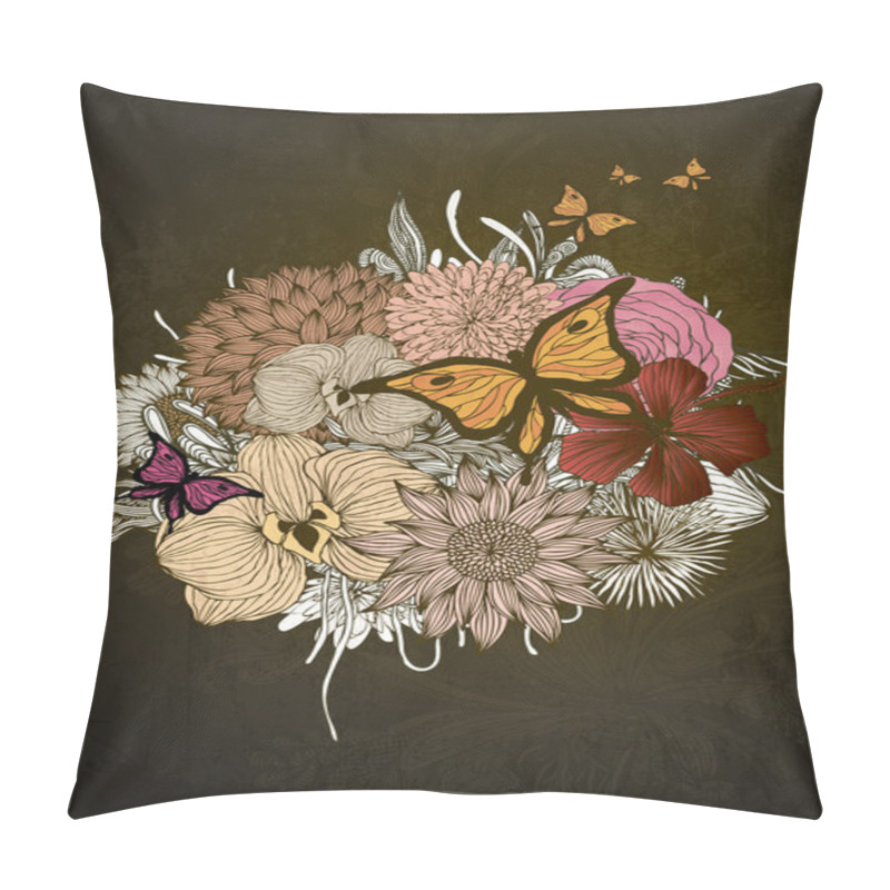 Personality  Flower Bouquet Pillow Covers