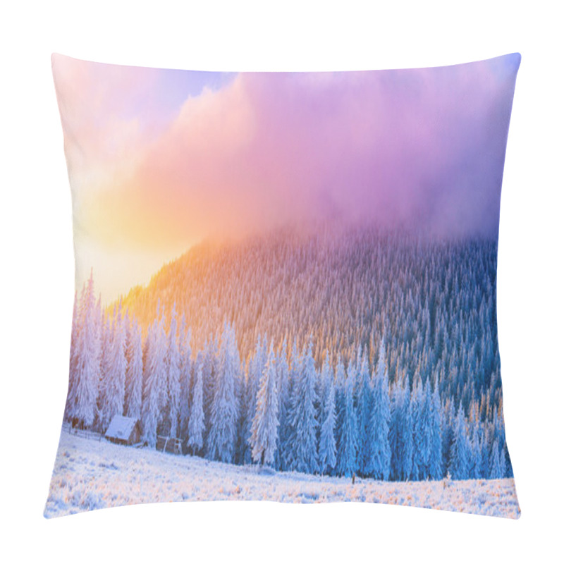 Personality  Winter Landscape Trees In Frost Pillow Covers