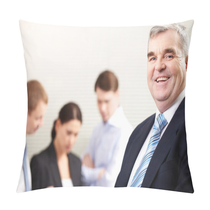 Personality  Mature Businessman Pillow Covers