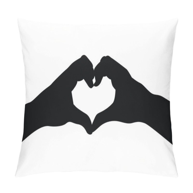 Personality  Love Heart Hands Pillow Covers