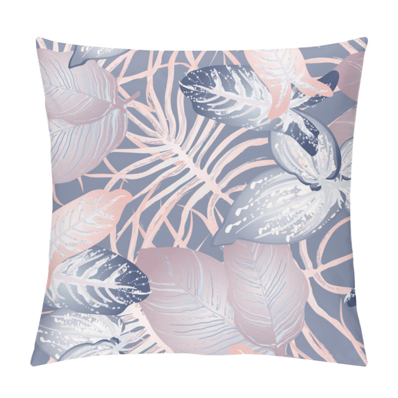 Personality  Tropical Leaf Modern Motif. Jungle Print. Foliage Summer Pillow Covers