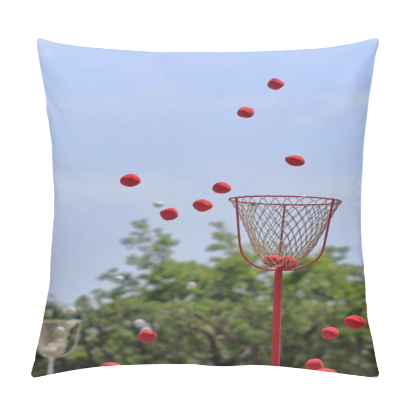 Personality  Sports Festival At Japanese Elementary School (ball Game) Pillow Covers