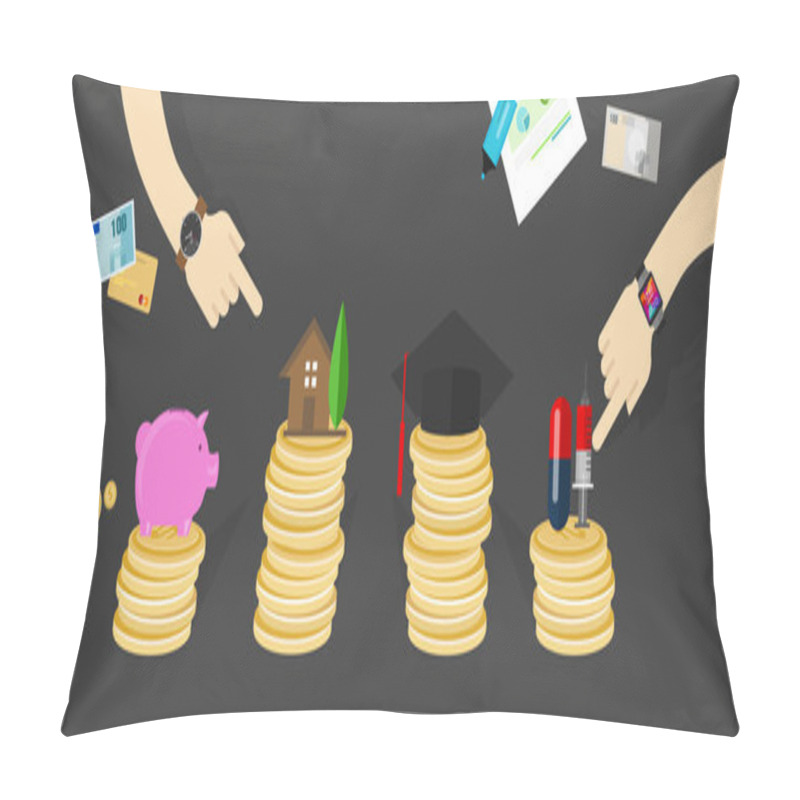 Personality  Financial Money Budget Allocation Personal Family Pillow Covers