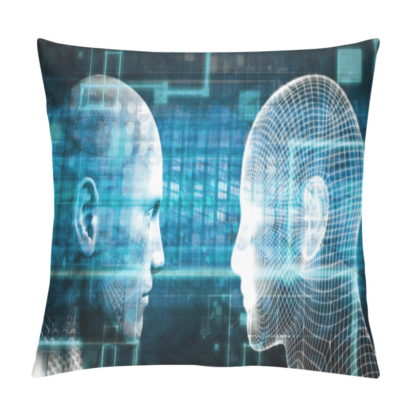 Personality  Code Of Ethics In Technology As A Business Concept Pillow Covers