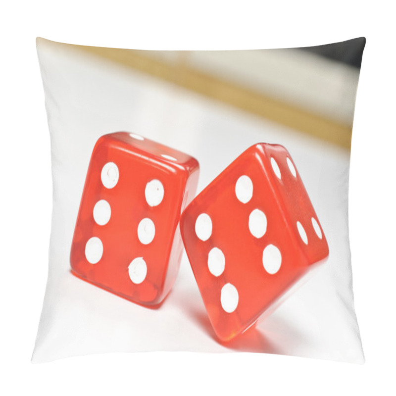 Personality  Macro Red Dices Pillow Covers