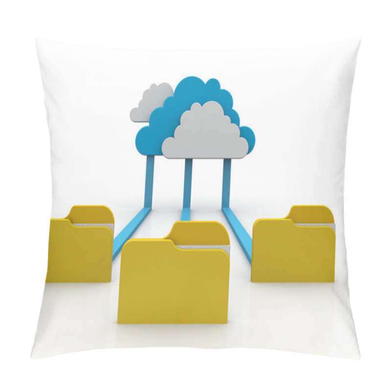 Personality  Cloud Computing Concept Pillow Covers