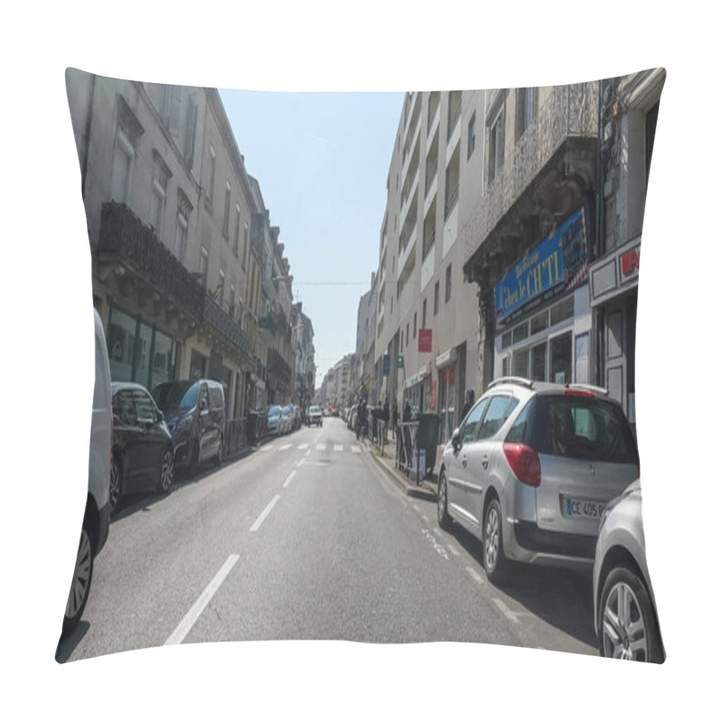 Personality  Perigueux, Dordogne, France May 30 2023 : Captivating Urban Landscapes: The City Roads Of Perigueux Pillow Covers