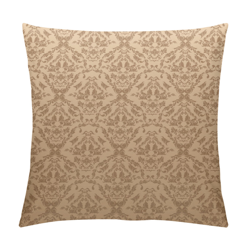 Personality  Seamless Damask Wallpaper Pillow Covers