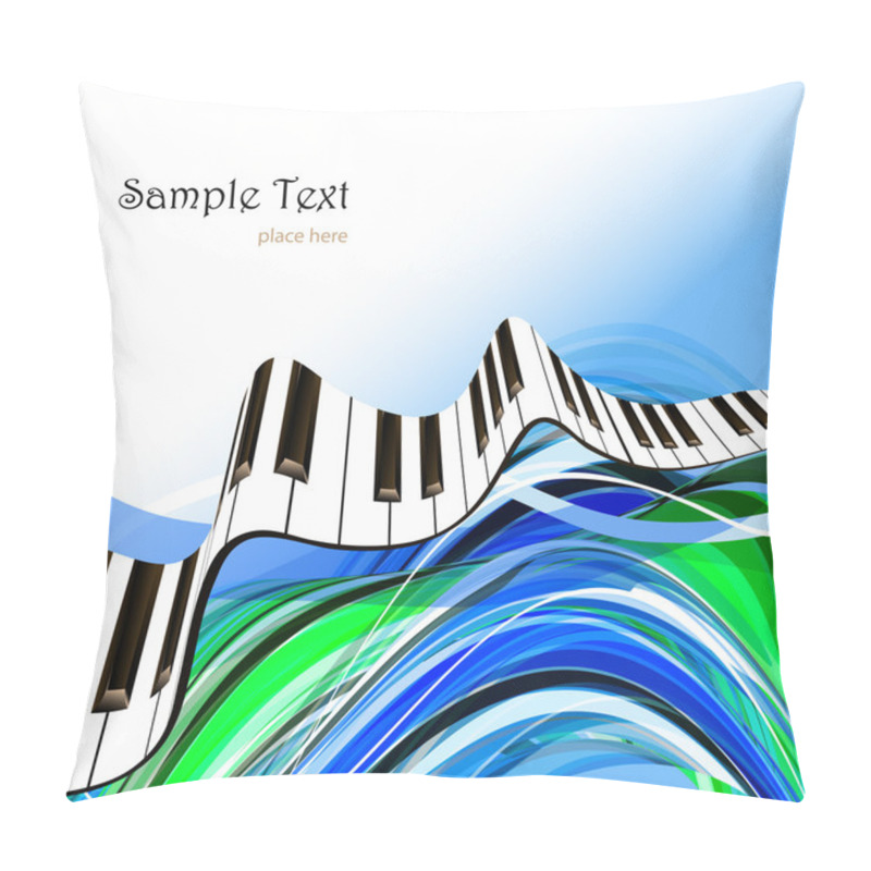 Personality  Abstract Piano Keyboard Pillow Covers