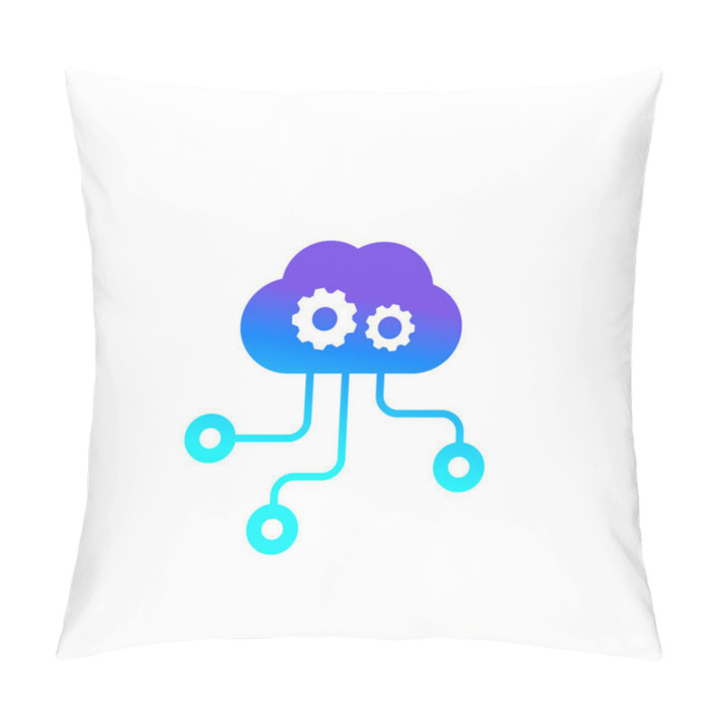 Personality  Edge Computing Technologies Icon Pillow Covers