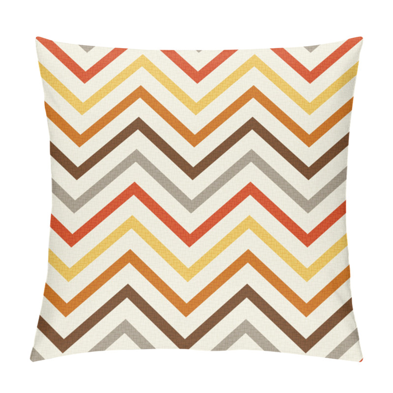 Personality  Seamless Retro Zig Zag Pattern Pillow Covers