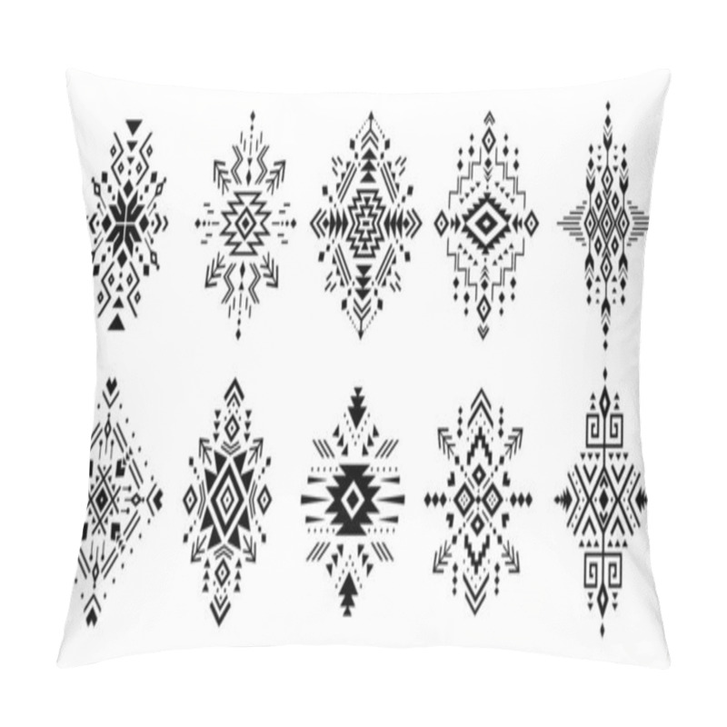 Personality  Aztec Vector Elements. Pillow Covers