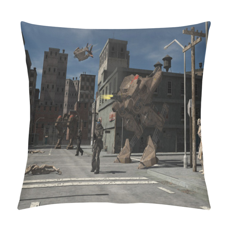 Personality  Urban Combat Patrol - Zombie Central Pillow Covers