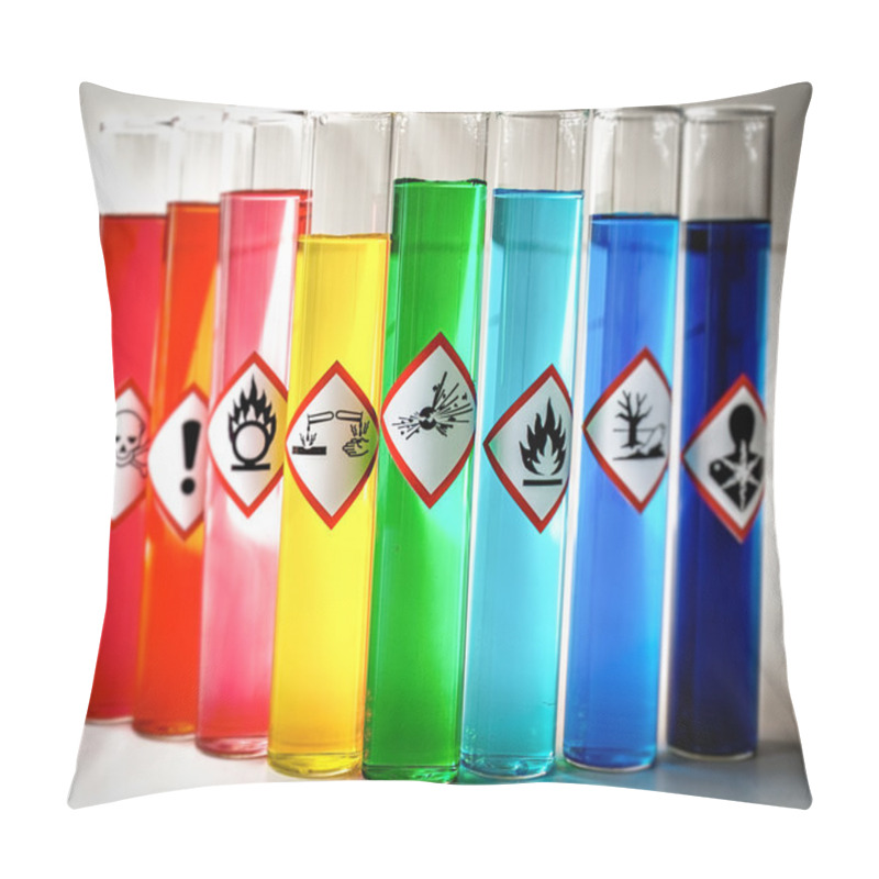 Personality  Aligned Chemical Danger Pictograms - Explosive Pillow Covers