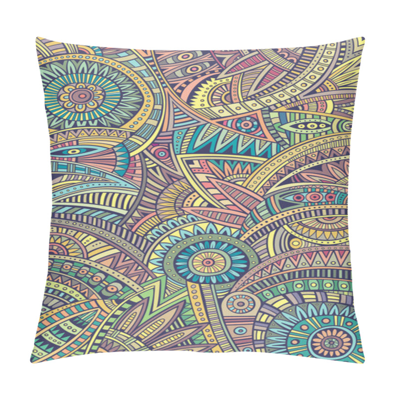 Personality  Abstract Vector Tribal Ethnic Background Pattern Pillow Covers