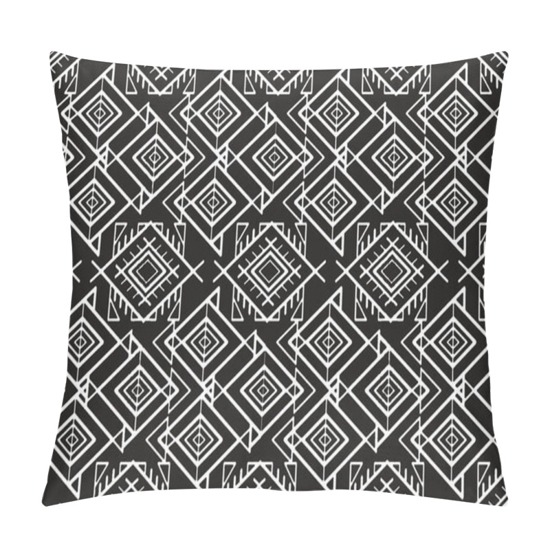 Personality  Carpet Bathmat And Rug Boho Style Ethnic Design Pattern With Distressed Woven Texture And Effect Pillow Covers