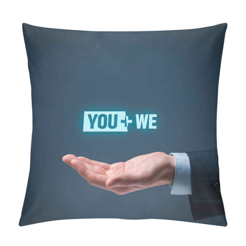 Personality  You Plus We - Individual Customer Service Pillow Covers