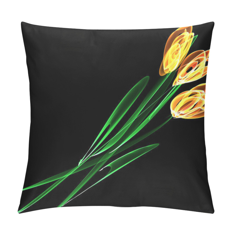 Personality  Abstract Tulips Pillow Covers