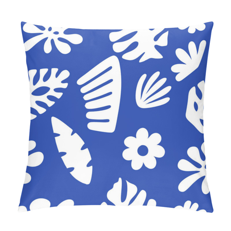 Personality  Tremdy Pattern  Background With Abstract Floral And Leaf Patterns Pillow Covers