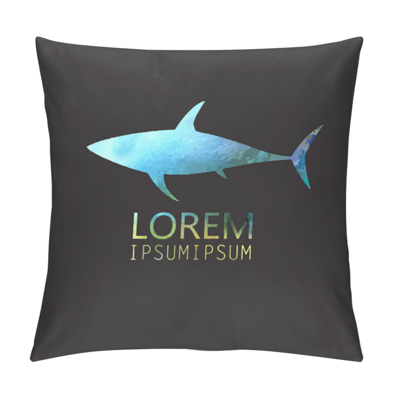 Personality  Symbol Of A Shark Pillow Covers