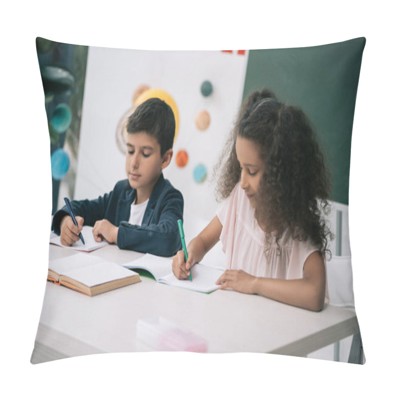 Personality  Multiethnic Pupils At School Pillow Covers