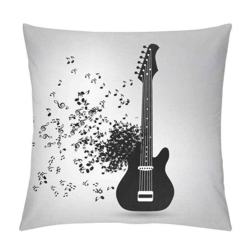 Personality  Abstract Music Background Pillow Covers