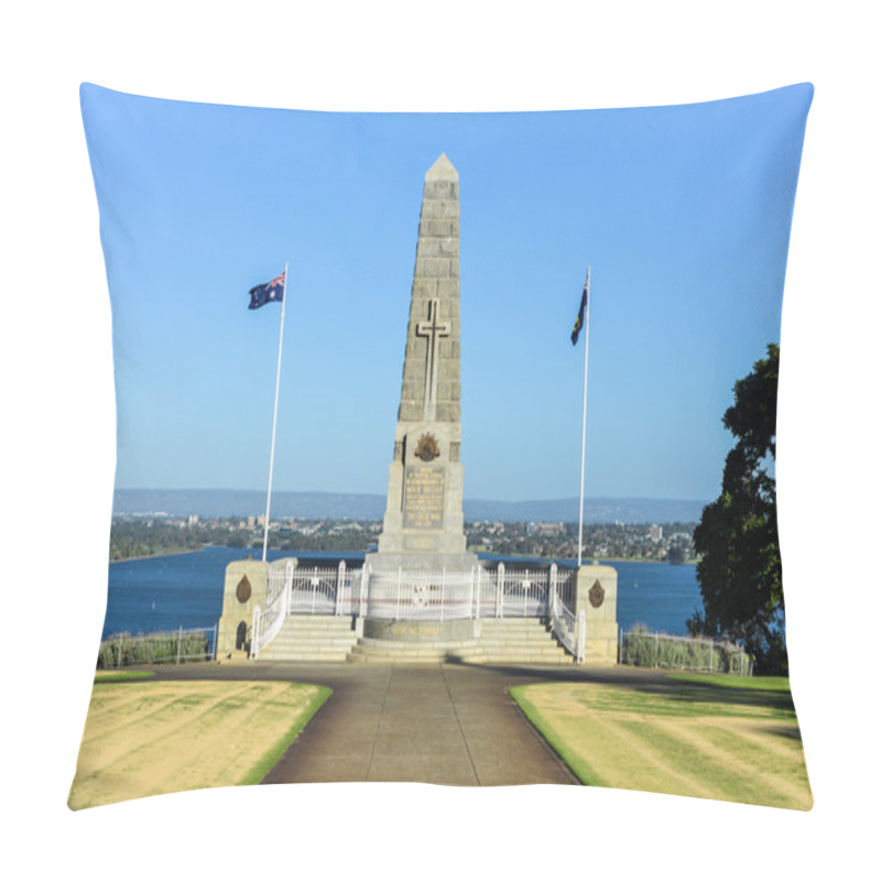 Personality  Cenotaph Of The Kings Park War Memorial In Perth Pillow Covers