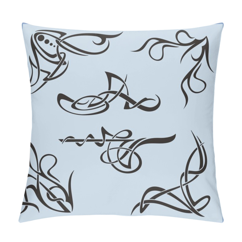 Personality  Exquisite Scroll Ornamental Designs Pillow Covers