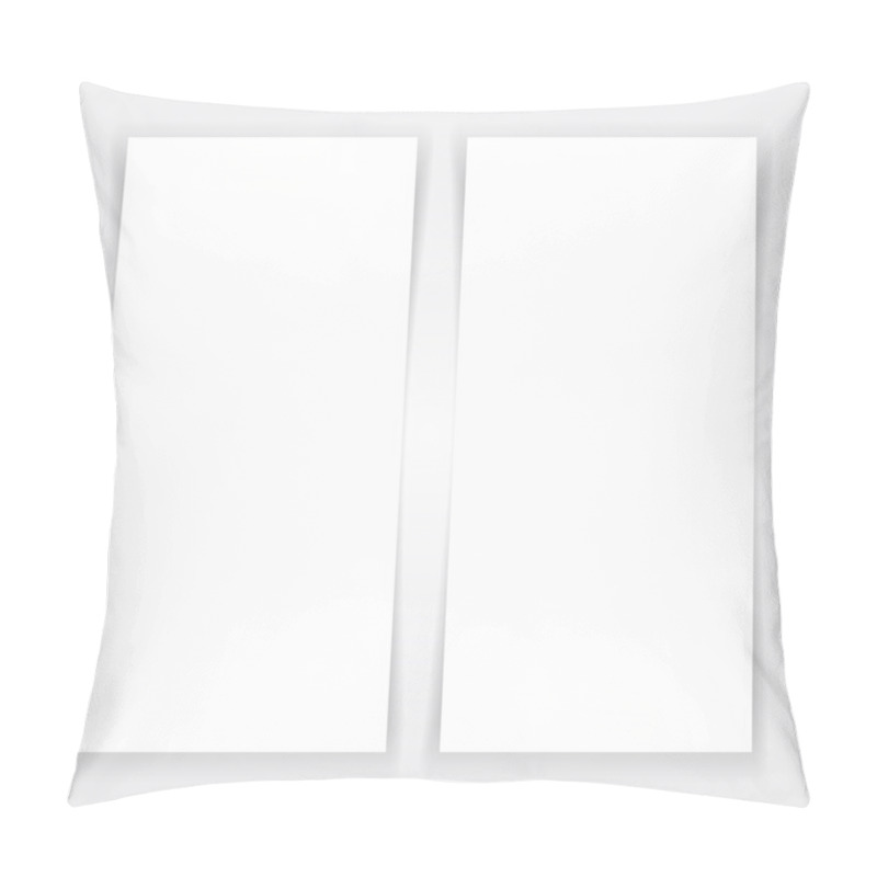 Personality  Blank Banners Mock Up Set. Pillow Covers