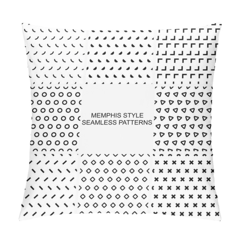 Personality  Collection Of Simple Seamless Geometric Patterns  Pillow Covers