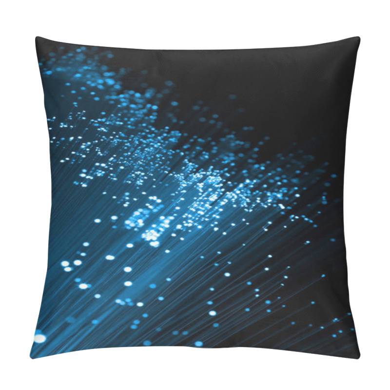 Personality  Fiber Optics Background With Light Spots Pillow Covers