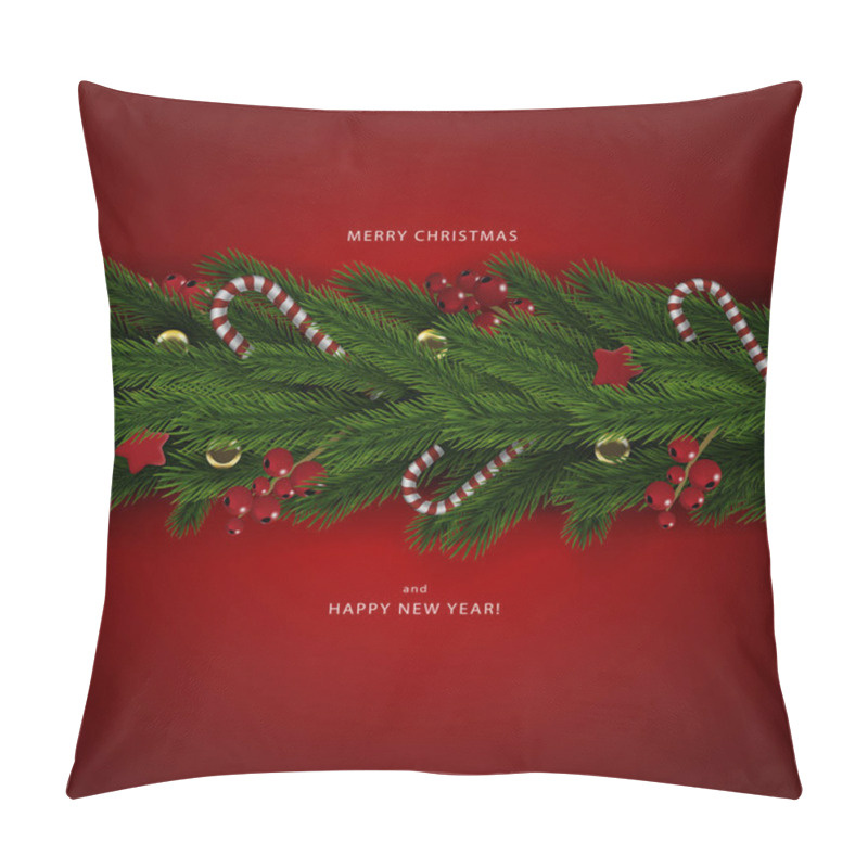 Personality  Luxury Decor Christmas Tree Branches Holiday Back Pillow Covers