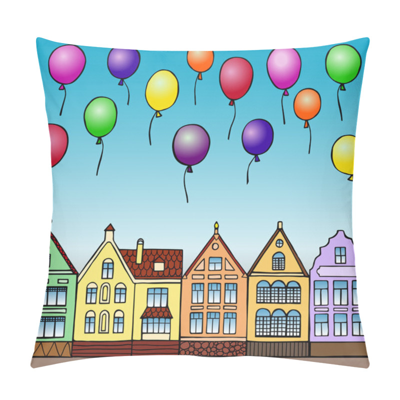 Personality  Holiday In Town Pillow Covers