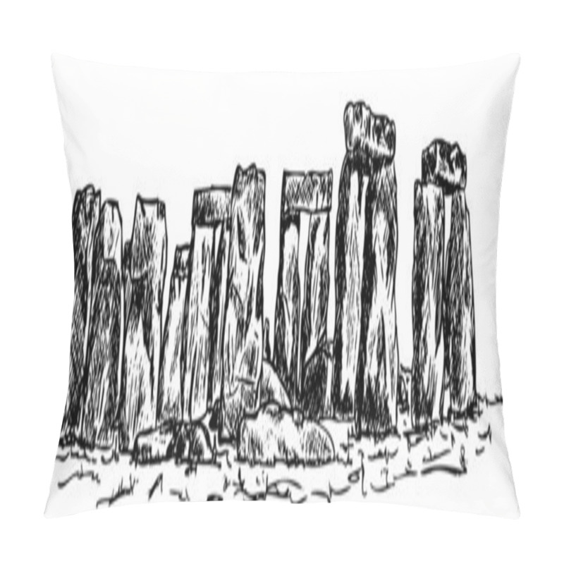 Personality  Stonehenge Pillow Covers