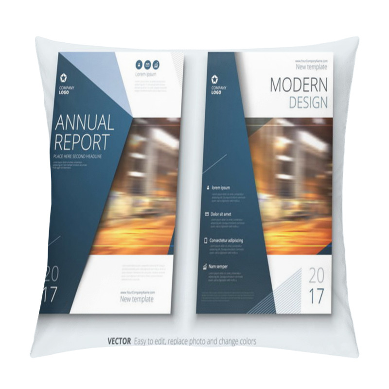 Personality  Corporate Business Annual Report Cover, Brochure Or Flyer Design. Leaflet Presentation. Catalog With Abstract Geometric Background. Modern Publication Poster Magazine, Layout, Template. A4 Size Pillow Covers