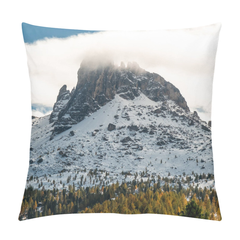 Personality  The Dolomites Come Alive With A Golden Glow, Show Casing Natures Finest Palette Pillow Covers