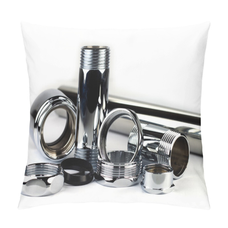 Personality  Chrome Pipe And Accessories Pillow Covers