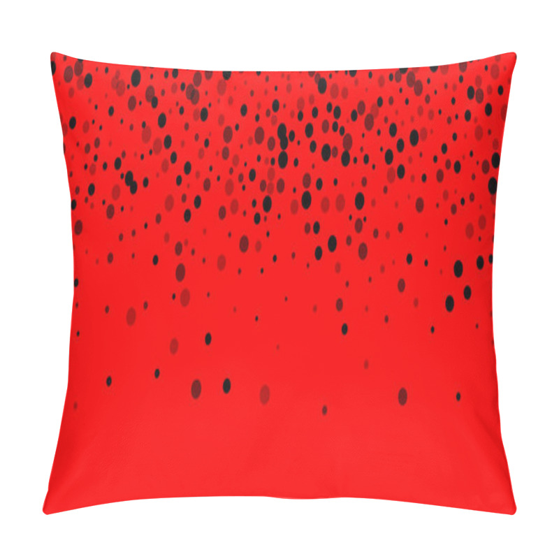 Personality  Scattered Random Black Dots. Dark Points Dispersio Pillow Covers