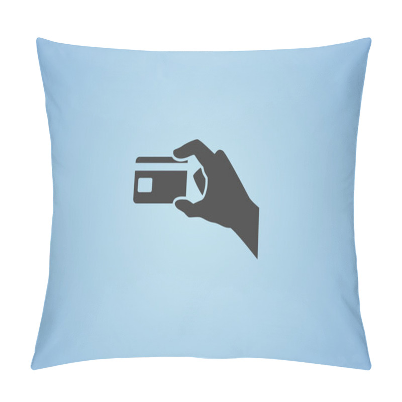 Personality  Hand Holding Credit Card Pillow Covers