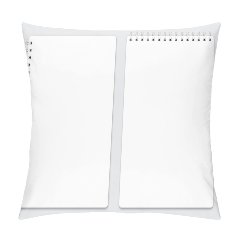 Personality  Blank Realistic Spiral Notepad Notebook Pillow Covers