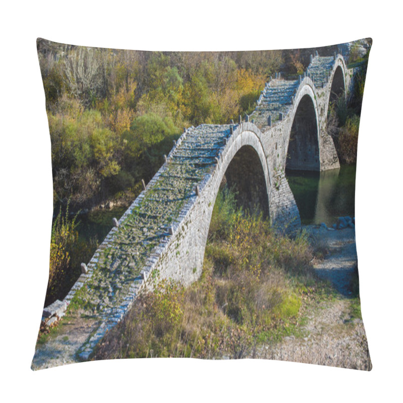 Personality  Old Bridge In Greece Pillow Covers