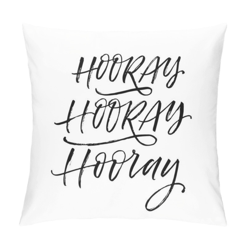 Personality  Collection Of Hooray Phrases.  Pillow Covers