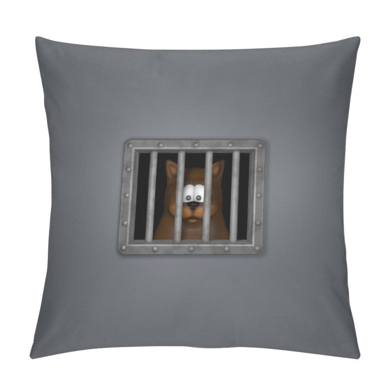 Personality  Cat In Prison Pillow Covers