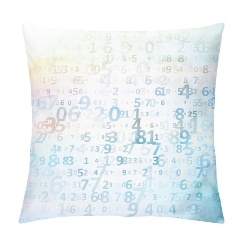 Personality  Digital Code Background Pillow Covers