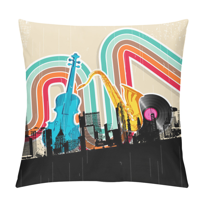 Personality  Urban Music Pillow Covers