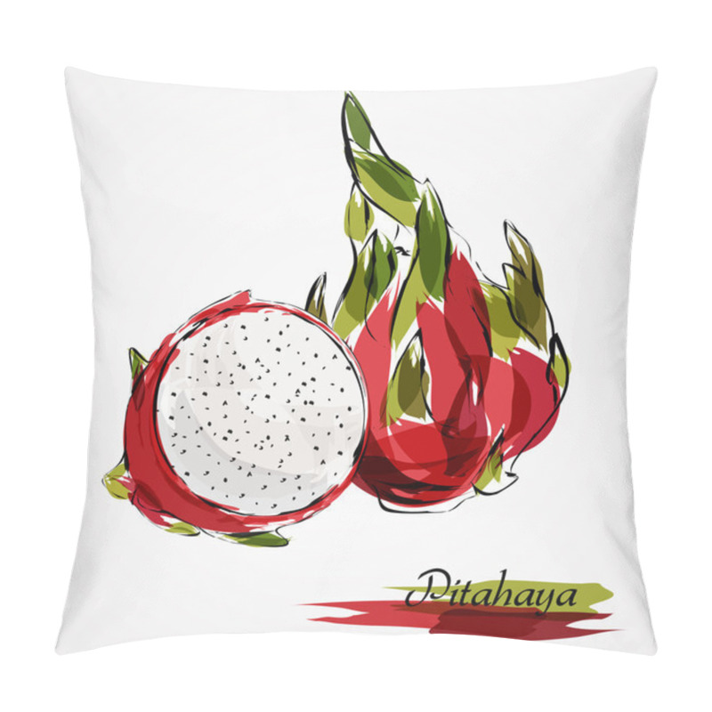 Personality  Pitahaya Part Pillow Covers