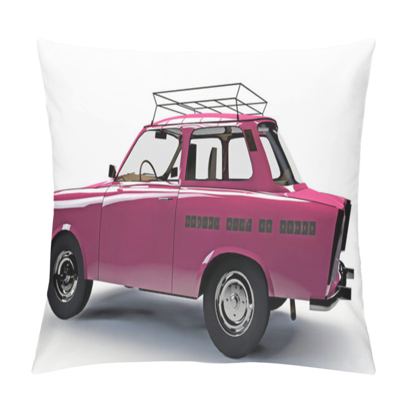 Personality  Old Pink Car Pillow Covers