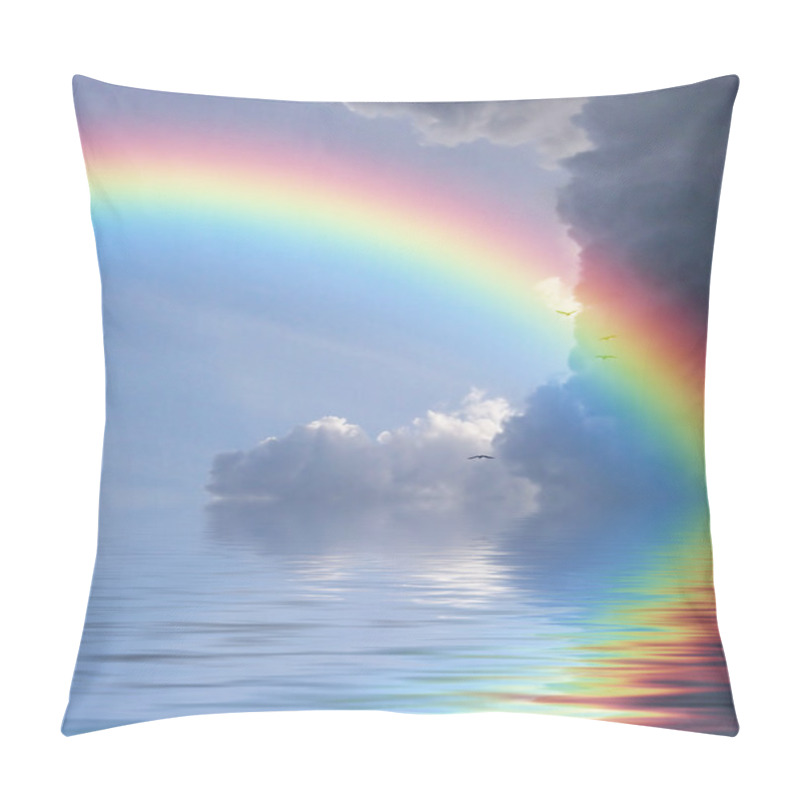 Personality  Rainbow Reflection Pillow Covers