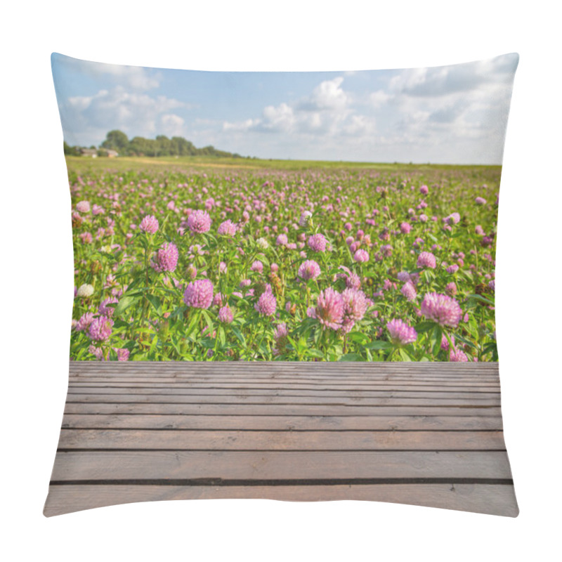 Personality  Pink Clover Flowers Pillow Covers