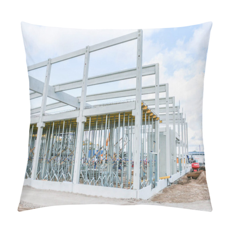 Personality  Construction Site With Precast Concrete Parts Pillow Covers